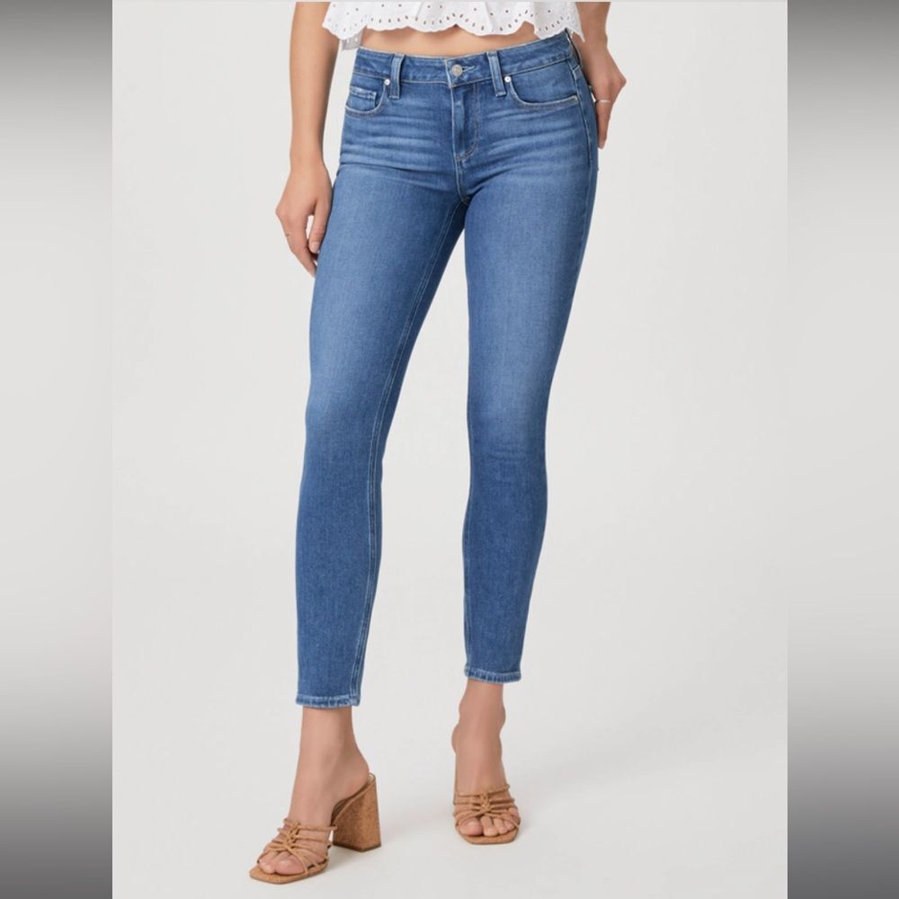 PAIGE Denim Size 27 Verdugo Ankle Skinny Jean in Starlet